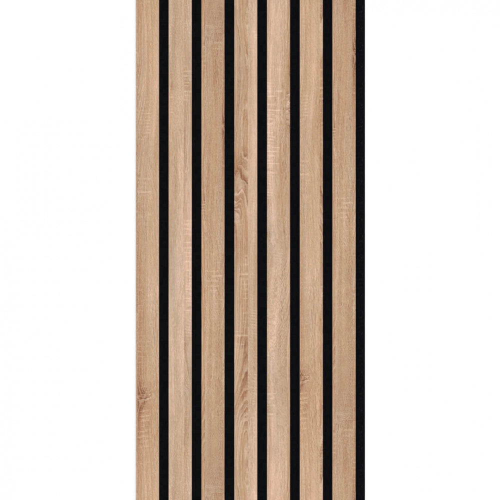 Akustikpaneele Sonoma Eiche 278cm x 60cm Akustikpaneele aus Holz - Wohndeko.com