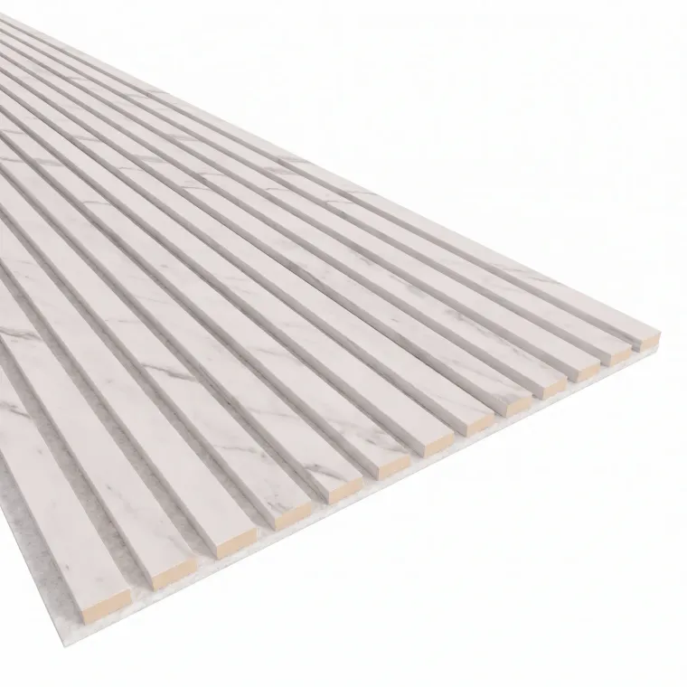Akustikpaneele Marmoroptik Weiß | 275cm x 60cm – image 3