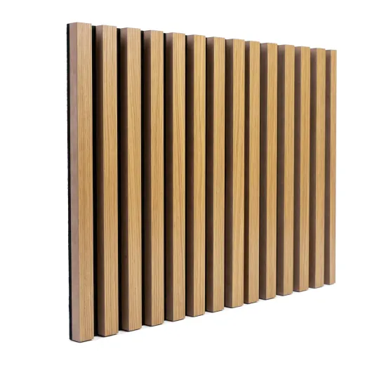 Panneaux acoustiques Rustikale Eiche – placage en bois véritable sur trois faces