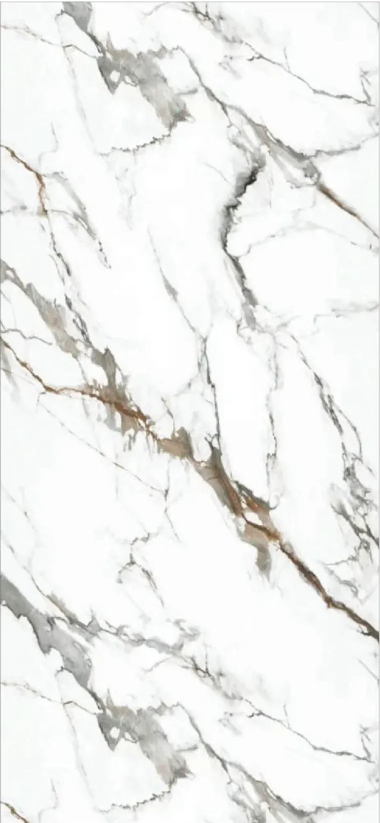 Marmoroptik Wandpaneel 260cm x 122cm - Wasserfest – Bild 2
