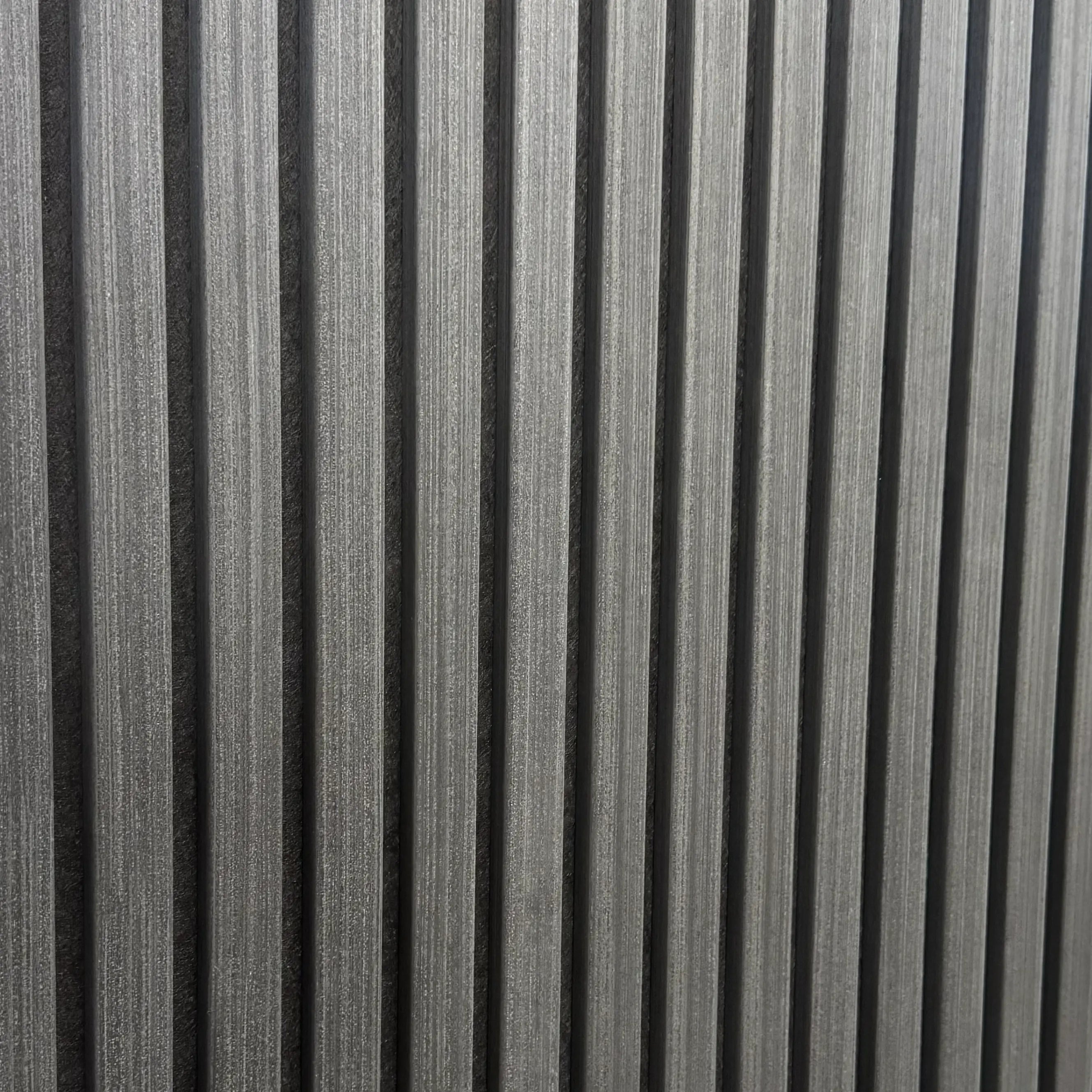 Akustikpaneele Schwarz "Kohle" | 240 cm x 60 cm | Dreiseitig Echtholzfurnier