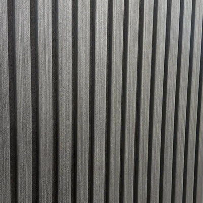 Akustikpaneele Schwarz "Kohle" | 240 cm x 60 cm | Dreiseitig Echtholzfurnier