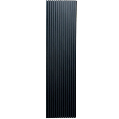 Akustikpaneele Schwarz "Kohle" | 240 cm x 60 cm | Dreiseitig Echtholzfurnier