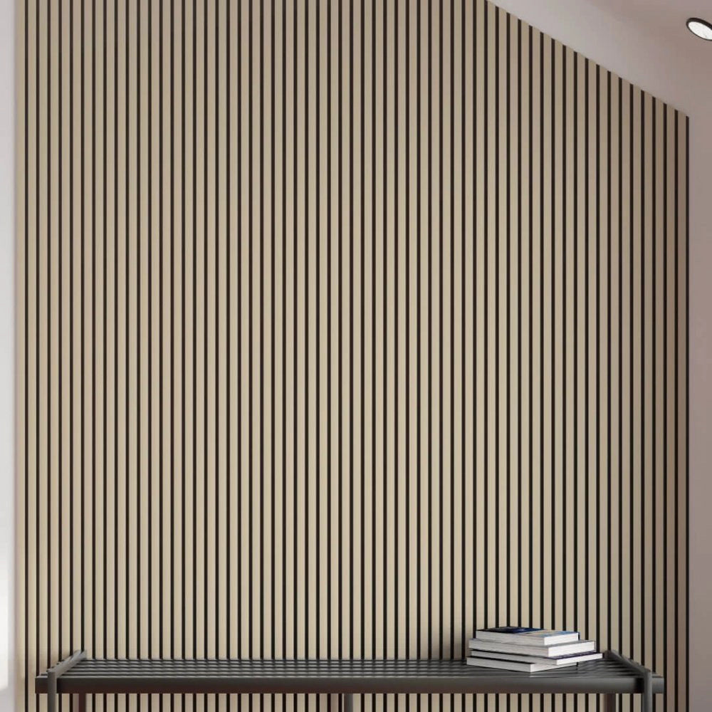 Akustikpaneele Palomino 278cm x 60cm Akustikpaneele aus Holz - Wohndeko.com