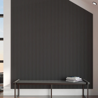 Akustikpaneele Anthrazit 278cm x 60cm Akustikpaneele aus Holz - Wohndeko.com