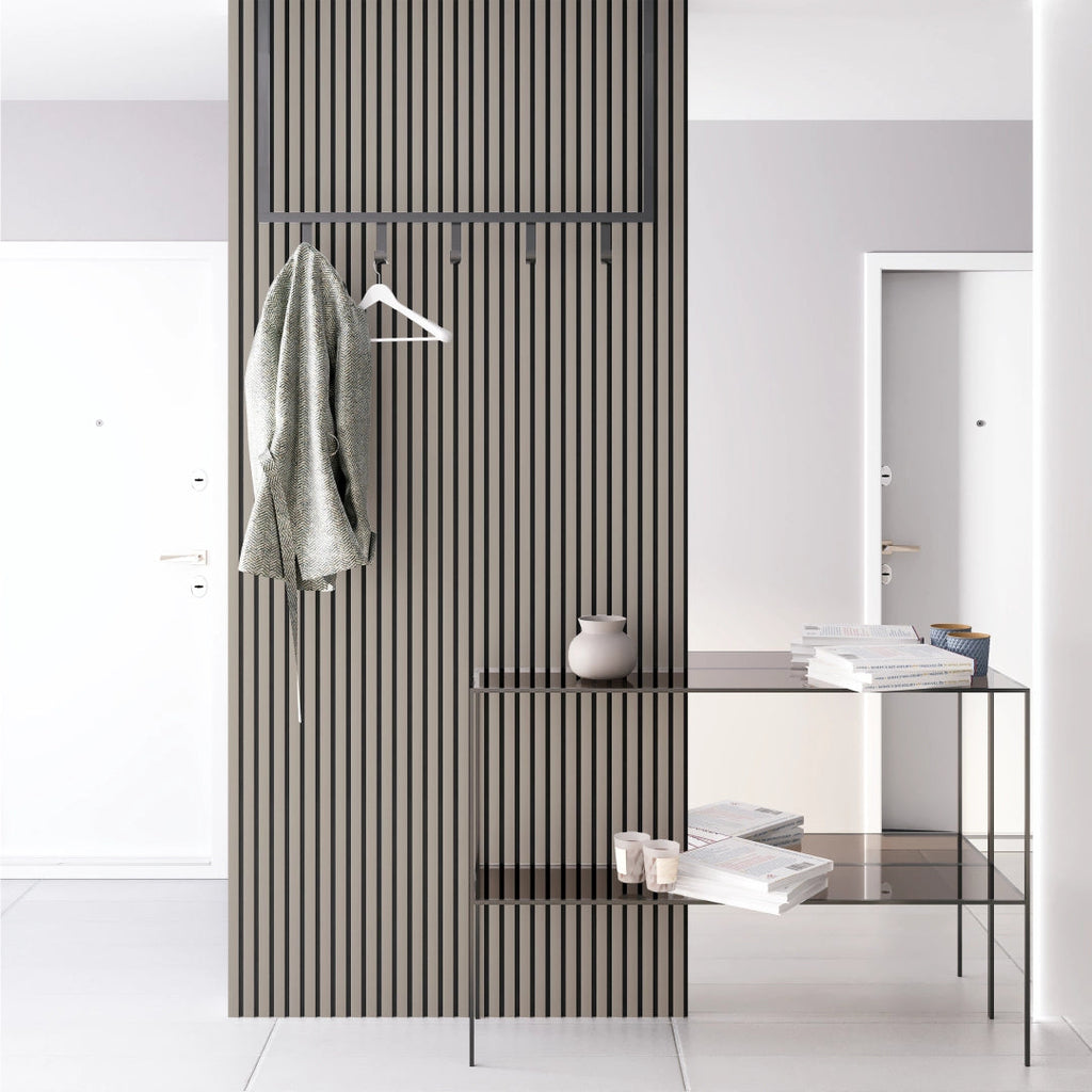 Akustikpaneele Sandgrau 278cm x 60cm Akustikpaneele aus Holz - Wohndeko.com