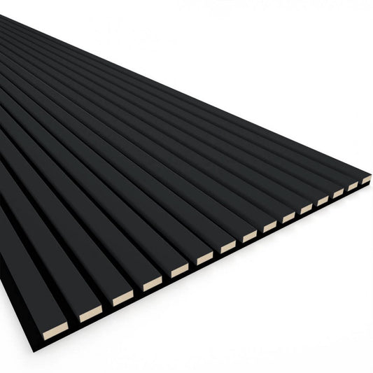 Akustikpaneele Schwarz 278cm x 60cm
