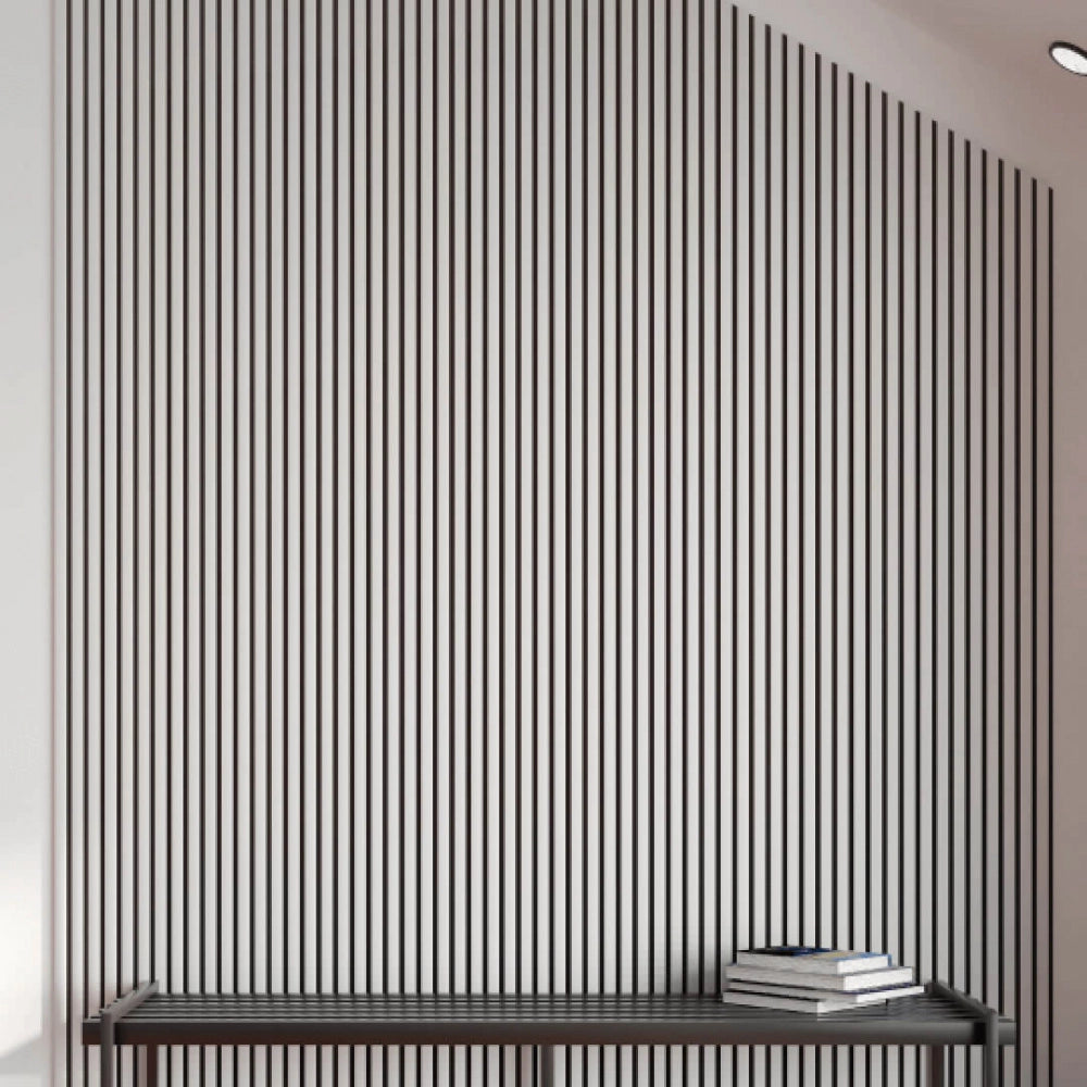 Akustikpaneele Weiß 278cm x 60cm Akustikpaneele aus Holz - Wohndeko.com