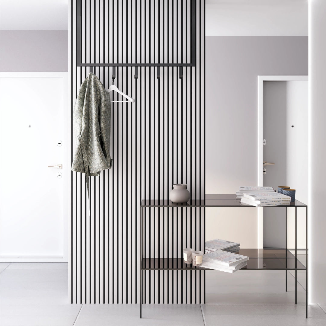 Akustikpaneele Weiß 278cm x 60cm Akustikpaneele aus Holz - Wohndeko.com