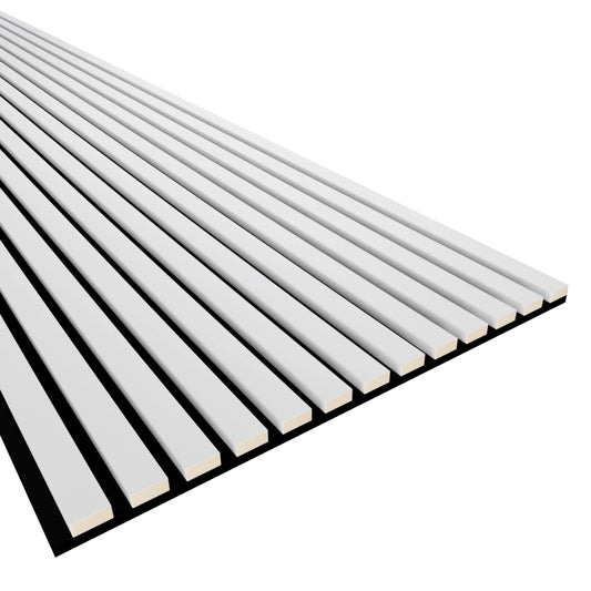 Akustikpaneele Weiß 278cm x 60cm